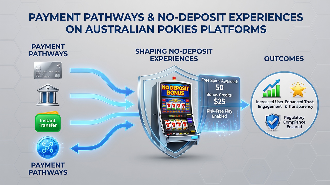 Zahlungswege beeinflussen No-Deposit-Optionen bei australischen Pokies